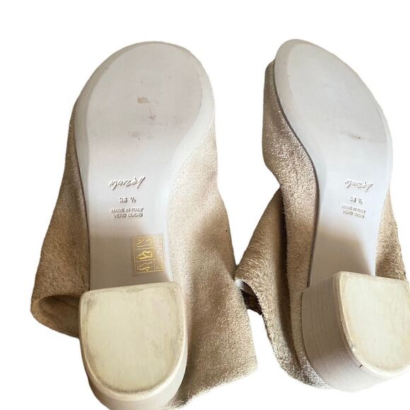 Marsell Suede Slip On Heeled Mule Size EU 33.5 - Picture 5 of 7